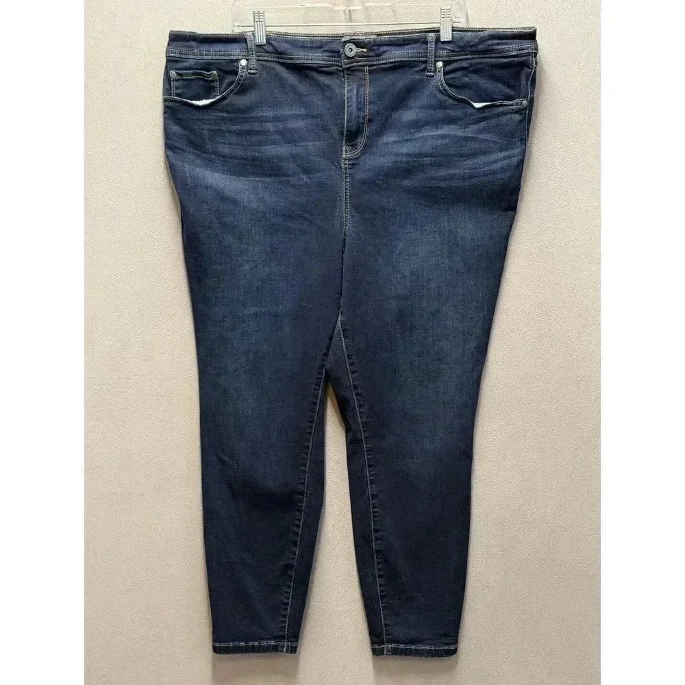 Torrid Feel The Fit Women's‎ Jeans Sz 24R High Rise Luxe Super Skinny Super Soft